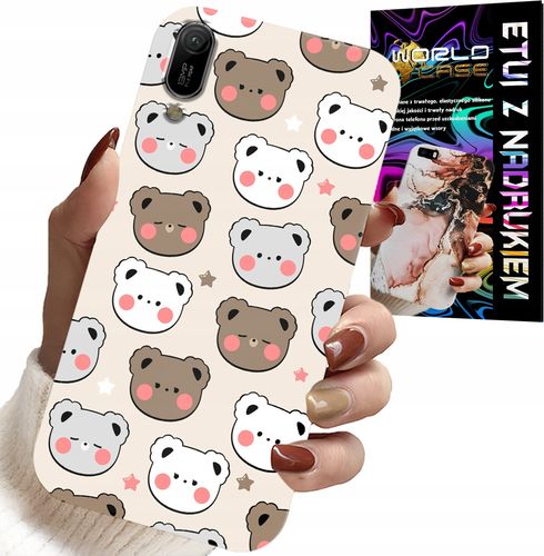 ETUI DO HUAWEI Y6 2019 - MIŚ MISIE WZORY DLA NAJMŁODSZYCH + SZKŁO na Arena.pl