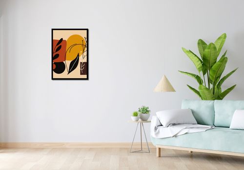 Plakat 50x70cm Ciepłe Kontury na Arena.pl