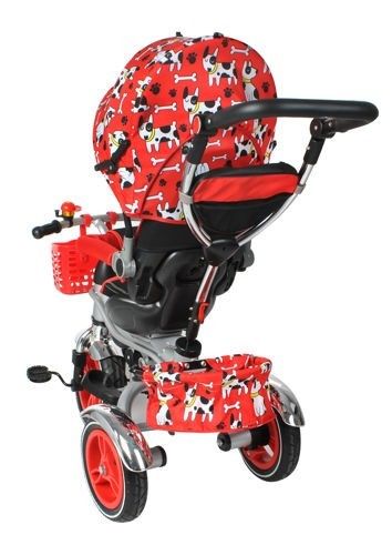 Rowerek trzykołowy Kruzzel RT6051 czerwony na Arena.pl