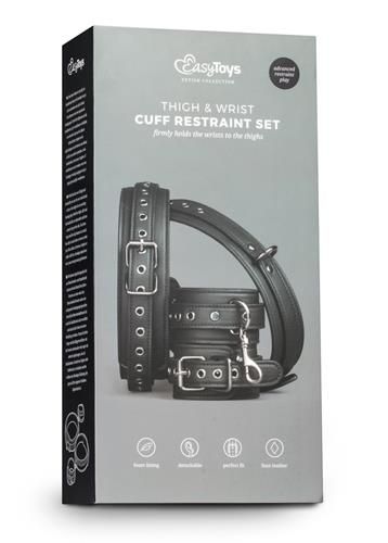 Kajdanki-Thigh & Wrist Cuff Set zdjęcie 1