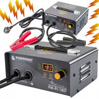 PROSTOWNIK AKUMULATOROWY INWERTOROWY Z ROZRUCHEM 180A 12/24V ŁADOWARKA 30A