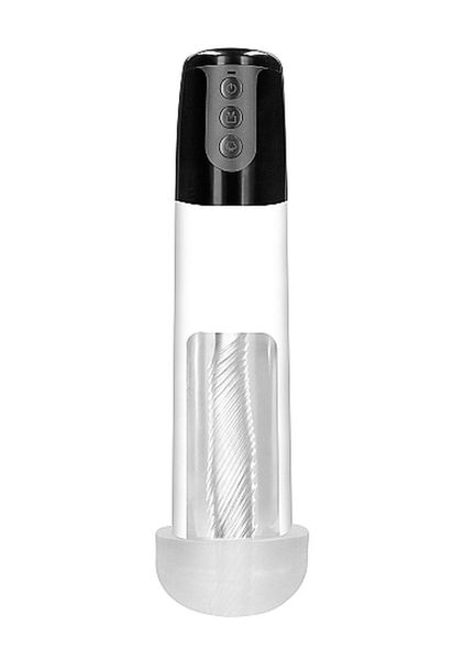 Automatic Cyber Pump with Masturbation Sleeve - Transparent zdjęcie 5
