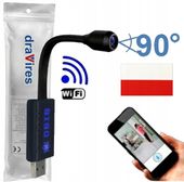 Kamera kamerka szpiegowska WiFi draVires IP mini USB + naklejka
