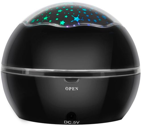 Lampka Nocna Z Projektorem- Czarna Lp16857 na Arena.pl