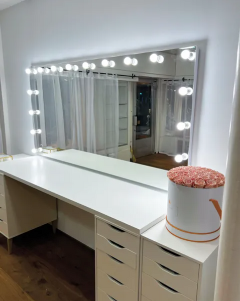 Lustro SILVER do makijażu/makeupu 200 x 100 zdjęcie 1