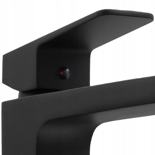 Bateria umywalkowa stojąca wysoka czarna nablatowa kran do umywalki na Arena.pl