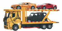 AUTO MODEL MERCEDES-BENZ ACTROS TIR LAWETA 3 AUTKA ZESTAW TRANSPORTER