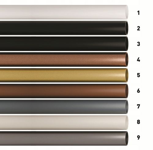 DRĄŻEK NA UBRANIA DO SZAFY 2X UCHWYTY DO GARDEROBY Fi 25MM 148 cm na Arena.pl