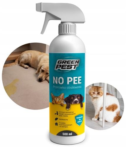 ŚRODEK PREPARAT SPRAY PŁYN NO PEE PRZECIW OBSIKIWANIU PSÓW I KOTÓW na Arena.pl