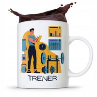 Dla Trenera Trenerki Gym Siłownia Kubek Prezent Z Nadrukiem Ze Zdjęciem