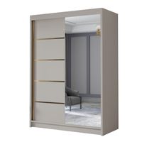 Szafa przesuwna LUNGO III 120-pojemna garderoba-KASZMIR