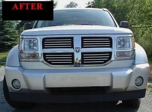 2007-2011 DODGE NITRO- LIstwy chrom grill chromowan na Arena.pl
