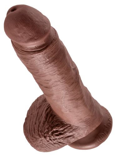 Dildo z jądrami King Cock 20 cm na Arena.pl