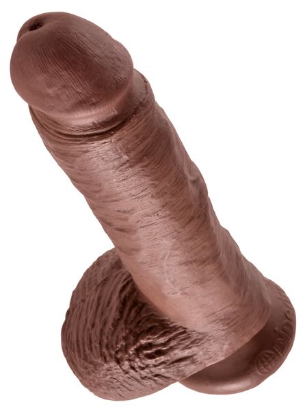 Dildo z jądrami King Cock 20 cm zdjęcie 4