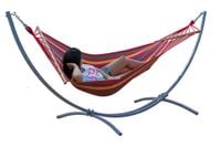 POTENZA Stelaż stalowy INDELA do 120kg + hamak 200x100 POTENZA