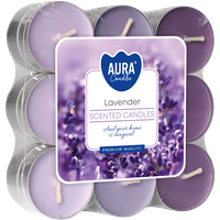 Podgrzewacze zapachowe BISPOL Aura p15-18-79 (Lawenda) 4h 18szt.