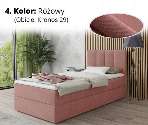 Kontynentalne łóżko, pojemnik i materac + topper, bonell, STAR MINI 120 na Arena.pl