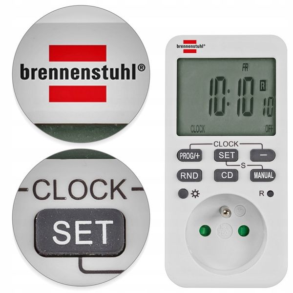 Programator Czasowy z Wyświetlaczem 10 trybów Podświetlenie Pamięć Danych zdjęcie 9