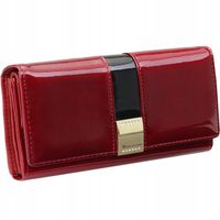 KOCHMANSKI portfel damski skórzany lakierowany ze skóry PREMIUM