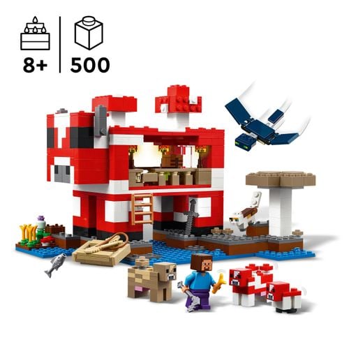 LEGO Minecraft 21270 Dom grzybowej krowy na Arena.pl