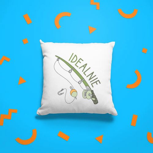 Idealnie (wędka) - poduszka na prezent na Arena.pl