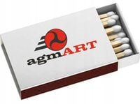 ZAPAŁKI reklamowe z twoim nadrukiem logo tekst personalizowane 50 sztuk