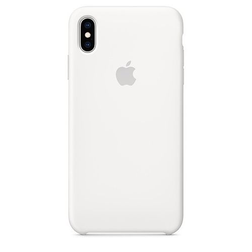 Apple Etui silikonowe iPhone XS Max - białe na Arena.pl