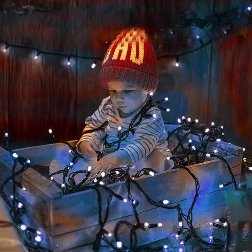 LAMPKI CHOINKOWE 300 LED ZEW/WEW Światełka Świąteczne ZIMNE choinka na Arena.pl