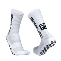 Skarpety antypoślizgowe piłkarskie R. 43-47 StarS SockS Białe