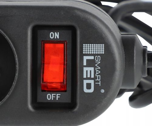 Przedłużacz Listwa Zasilająca 3 Metry 5 Gniazd Z Podświetlanym Włącznikiem na Arena.pl