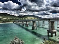 FOTOTAPETA rzeka widoki WODOSPAD most ocean woda