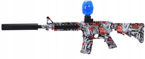 AUTOMATYCZNY PISTOLET AUTOMAT KARABIN NA KULKI WODNO ŻELOWE ELEKTRO ZESTAW na Arena.pl