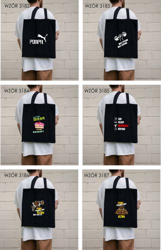 Eko Torba z nadrukiem napis DOBRY DZIK na Arena.pl