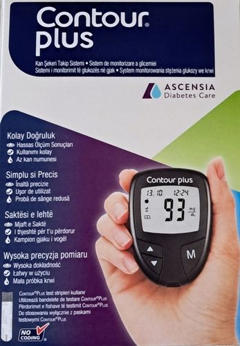 Glukometr Contour PLUS mg/dl Nowy DUŻY ZESTAW gwarancja dystrybucja PL na Arena.pl