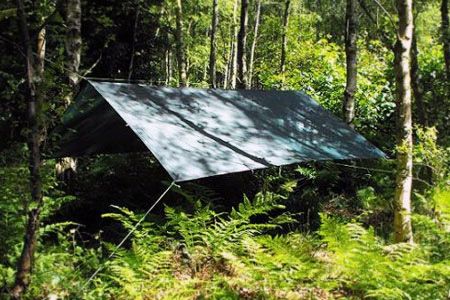 Szkocki Tarp, płachta DD Hammocks 3x3 oliwka na Arena.pl