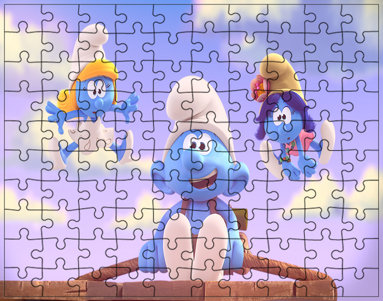 Puzzle Smerfy zdjęcie 1