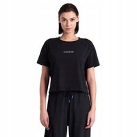 Koszulka damska top bawełniany sportowy okrągły dekolt Arena Crop Top r.S