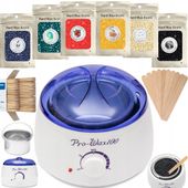 PODGRZEWACZ DO WOSKU + 600G WOSK + 100 PATYCZKI