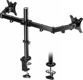 UCHWYT RAMIĘ NA DWA MONITORY PODWÓJNY 13-30" VESA 75/100 BONTEC MDM002L-v02