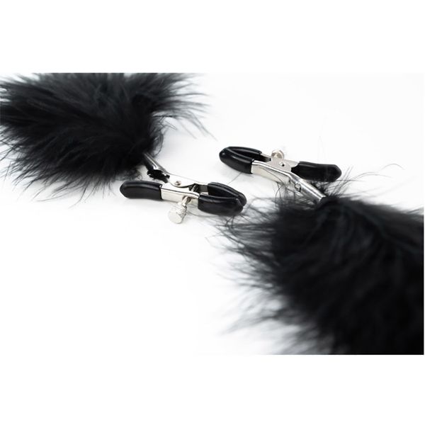 Feather Nipple Clamps With AdjustablePressure, And Soft Comfortable Pads zdjęcie 2