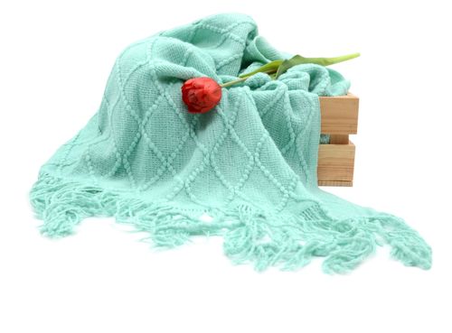 Koc Akrylowy 130X170 - Miętowy na Arena.pl