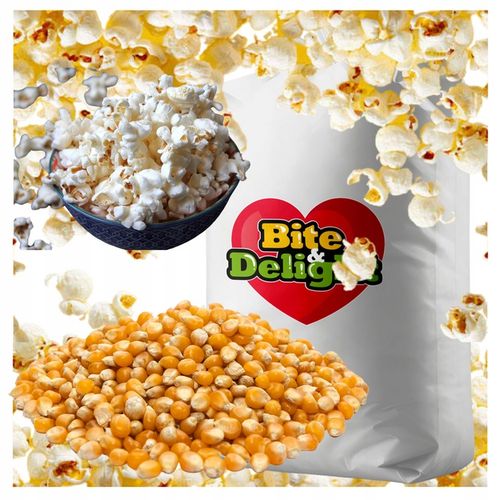Kukurydza popcorn ziarno do prażenia bez soli 99,8% OTWARTYCH ZIAREN 25kg na Arena.pl