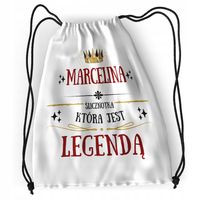 Plecak Sportowy Szkolny Marceliny Córki Dziecka Z Nadrukiem Ze Zdjęciem