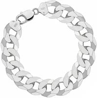 Bransoletka Srebrna Pancerka Męska Pełna Diamentowana 1,40 cm Grawer Gratis