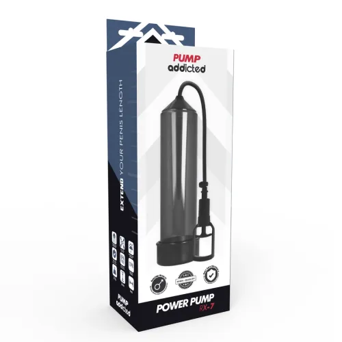 all pump addicted rx7 black - pompa prożniowa, system intymny, 24 cm na Arena.pl