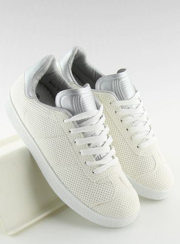 Trampki damskie białe BL131P WHITE - 41 na Arena.pl