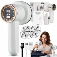 GOLARKA DO UBRAŃ TKANIN TAPICERKI MOCNA AKUMULATOROWA USB 2000mAh+ 3