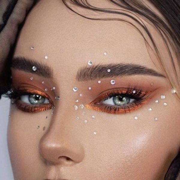 KRYSZTAŁKI SAMOPRZYLEPNE DIAMENCIKI NA TWARZ OCZY zdjęcie 9
