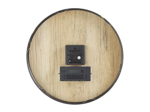 Zegar ścienny ø 43 cm brązowo-złoty BRUGG na Arena.pl