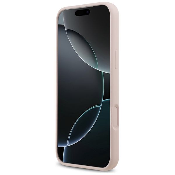 etui guess silicone big 4g script do     iphone 17 pro max różowy zdjęcie 5